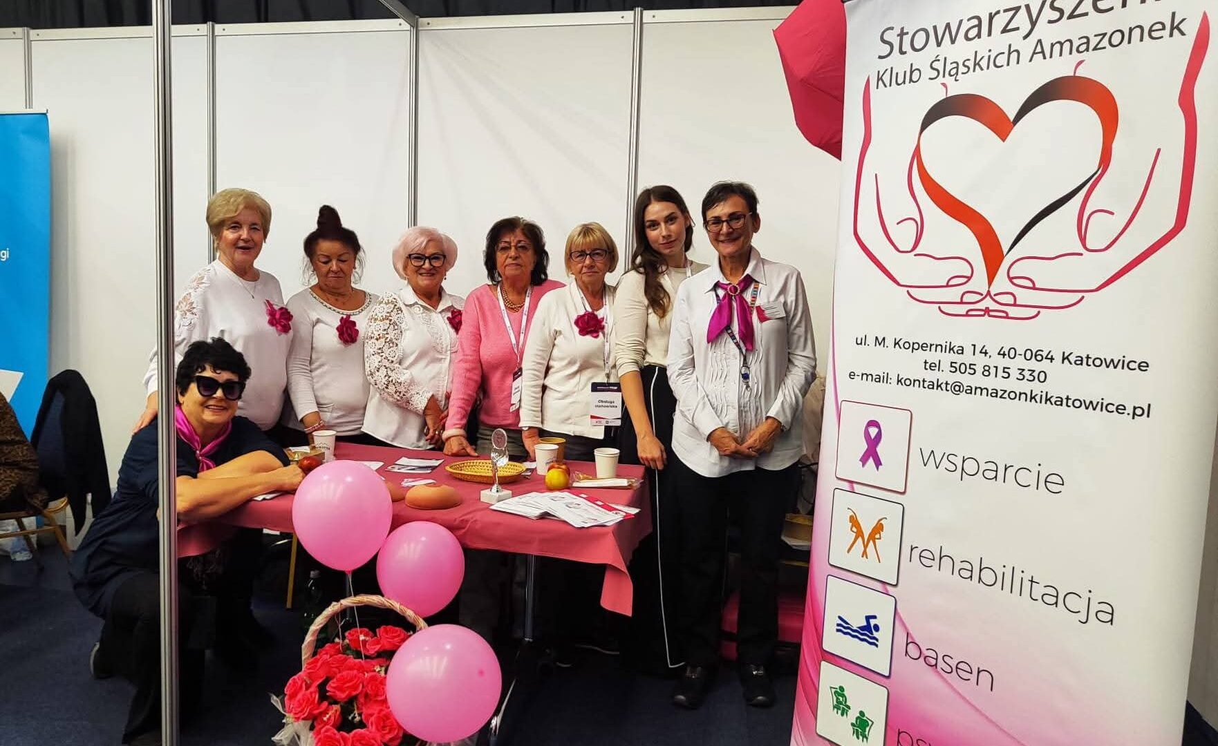 Stowarzyszenie Klub Śląskich Amazonek podczas targów.