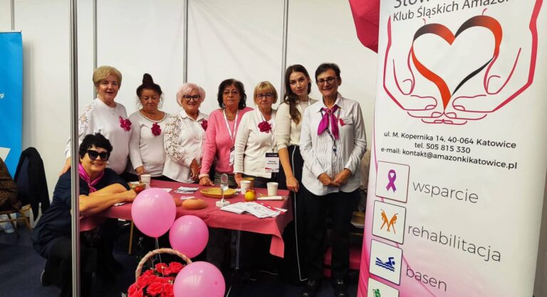 Stowarzyszenie Klub Śląskich Amazonek podczas targów.